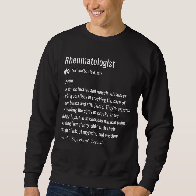 Moletom Definição reumatologista (Frente)