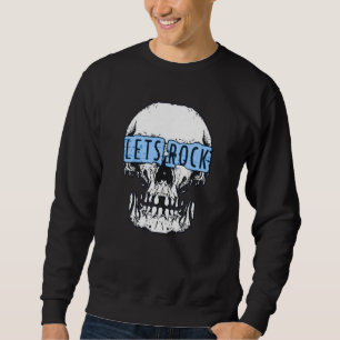 Moletom Deixe-nos balançar a camisola do crânio