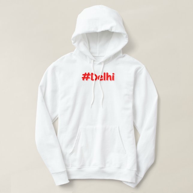 Moletom "#Delhi" Design. Comprar Agora (Frente do Design)