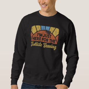 Moletom Democrata, estou aqui para o Testicle Tanning