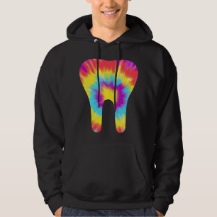 Moletom Dente Tie Dye 60s Dentista Assistente de Higiene D