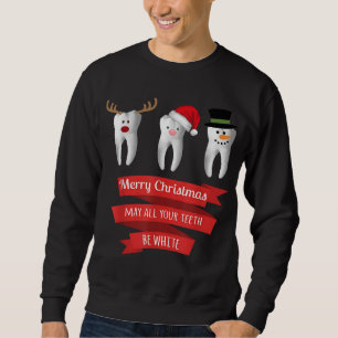 Moletom Dentista Engraçado Ação de Graças de Natal