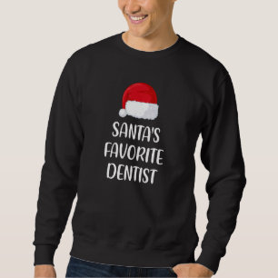 Moletom Dentista Favorito do Papai Noel Natal Pijama de
