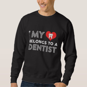 Moletom Dentista Higienista Dental - Meu Amor Pertence A D