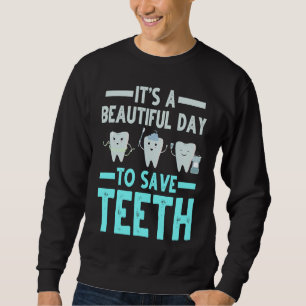 Moletom Dentista Salva Dentes Higienista Dental Roupas de