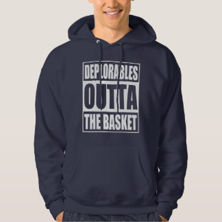 Moletom Deplorables Outta a paródia da cesta