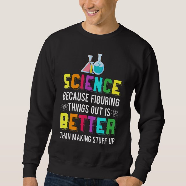 Moletom Descobrir É Melhor Química Científica (Frente)