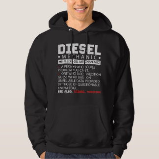 Moletom Descrição Mecânica dos Motores Diesel Funny