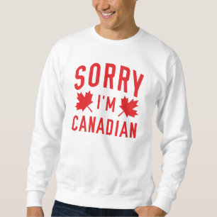 Moletom Desculpe, sou canadense