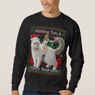 Moletom Desejo-Lhe Uma Feliz Swiftmas Feia De Natal