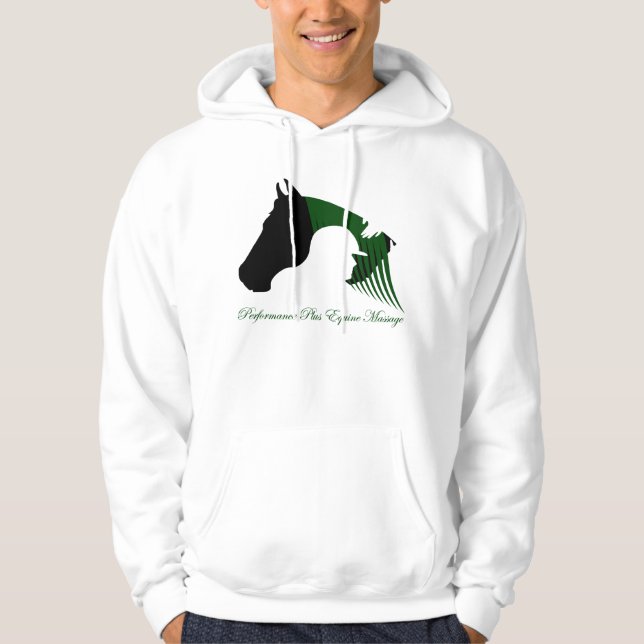 Moletom Desempenho mais o Hoodie eqüino da massagem (Frente)