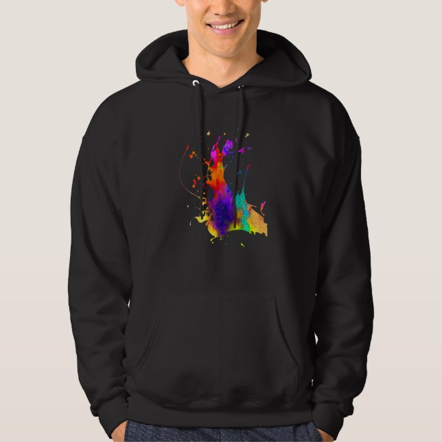 Moletom Desenha Roupas Estampas Originais Splash (Frente)