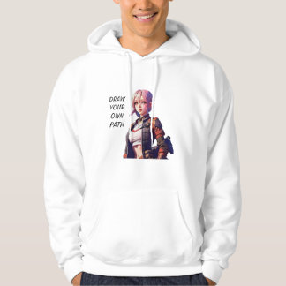 Moletom "desenhar o seu próprio caminho" Hoodie motivador