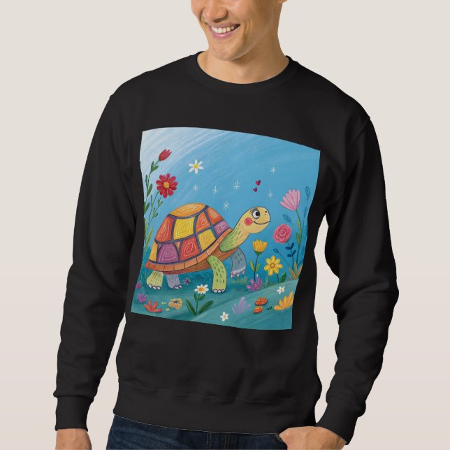 Moletom Desenho de Bebê Tartaruga (Frente)