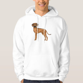 Moletom Desenho de cachorro leão marrom Cartoon Ridgeback 