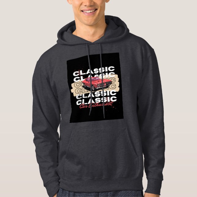Moletom desenho de carro clássico (Frente)