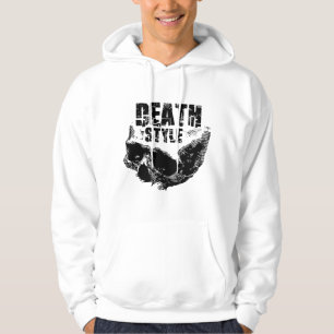 Moletom Desenho de Caveira no Estilo Morte