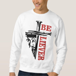 Moletom Desenho de Prego da Cruz de Jesus – Cristão Podero