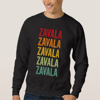 Moletom Desenho de texto arco-íris do Condado de Zavala Te