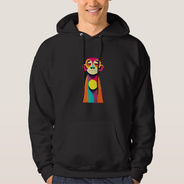 Moletom Desenho Premium do Macaco Monge Funky Munky (Frente)