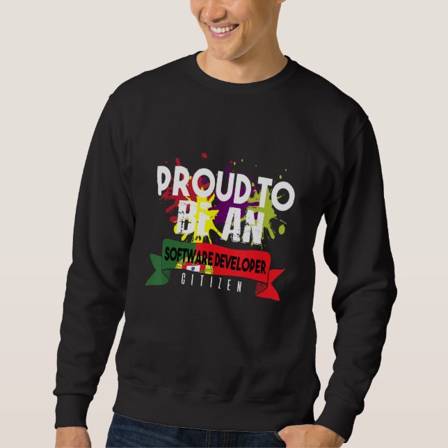 Moletom Desenvolvedor de Software Orgulhoso Cidadão Profis (Frente)