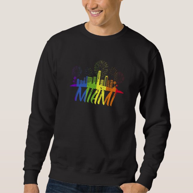 Moletom Desfile Miami Pride Skyline Pride Miami (Frente)