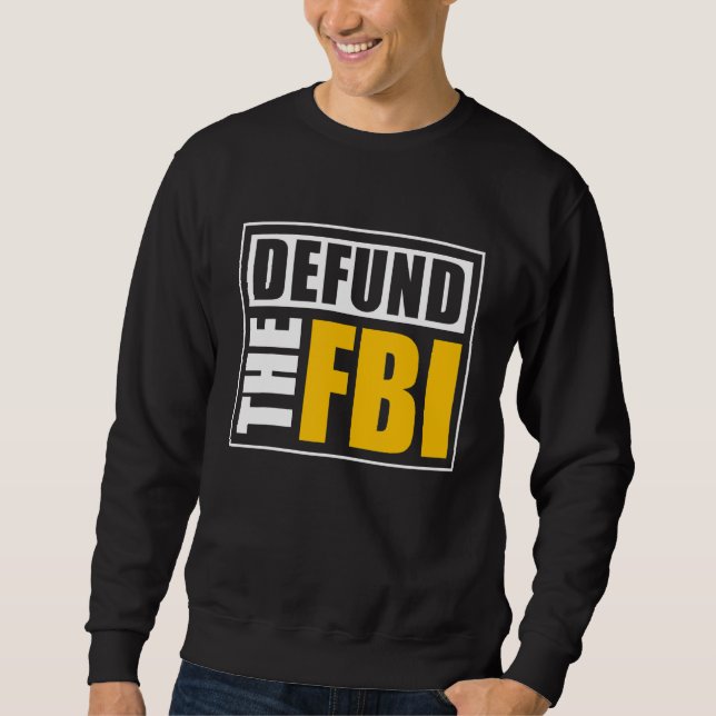 Moletom Desfinanciar o FBI (Frente)