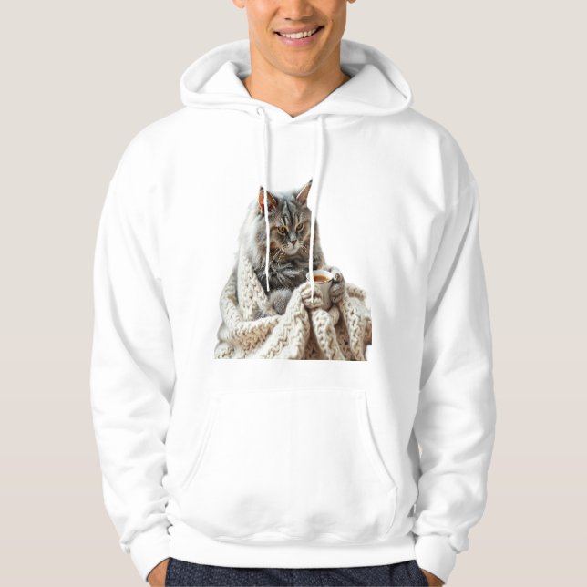 Moletom Desfrute do Cat Winter Tea (Frente)