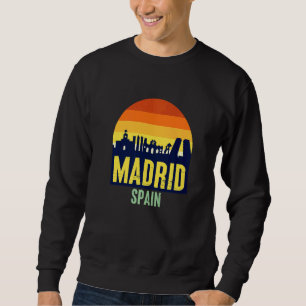 Moletom Desfrute do Visto Legal da Espanha Madrid Skyline 