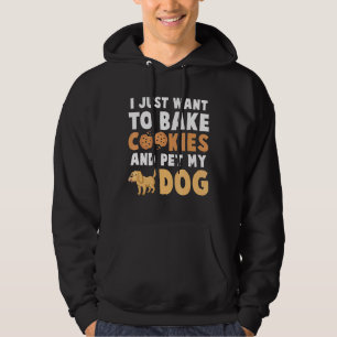 Moletom Design de Cachorro Eu Só Quero Fazer Biscoitos E