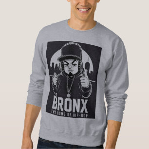 Moletom Design de Desenho Animado do Hip-Hop do Bronx Nova