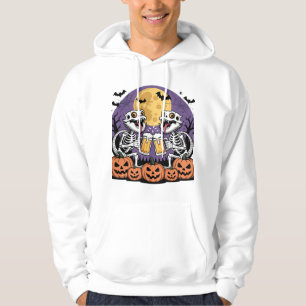 Moletom Design de Dragões de Esqueleto de Cerveja