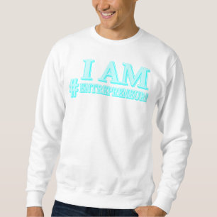 Moletom design de expressão "EU SOU EMPRESARIAL". Compre 