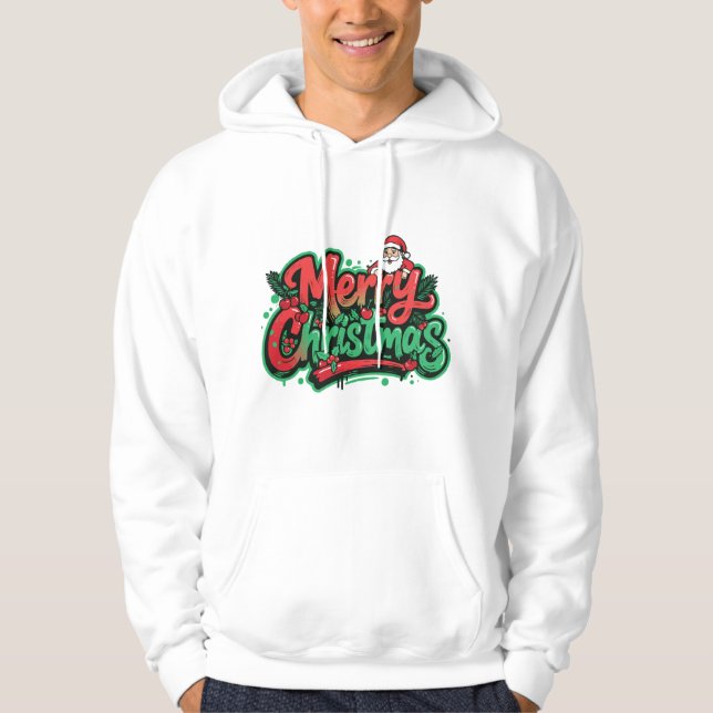 Moletom Design de Férias Feliz Natal (Frente)