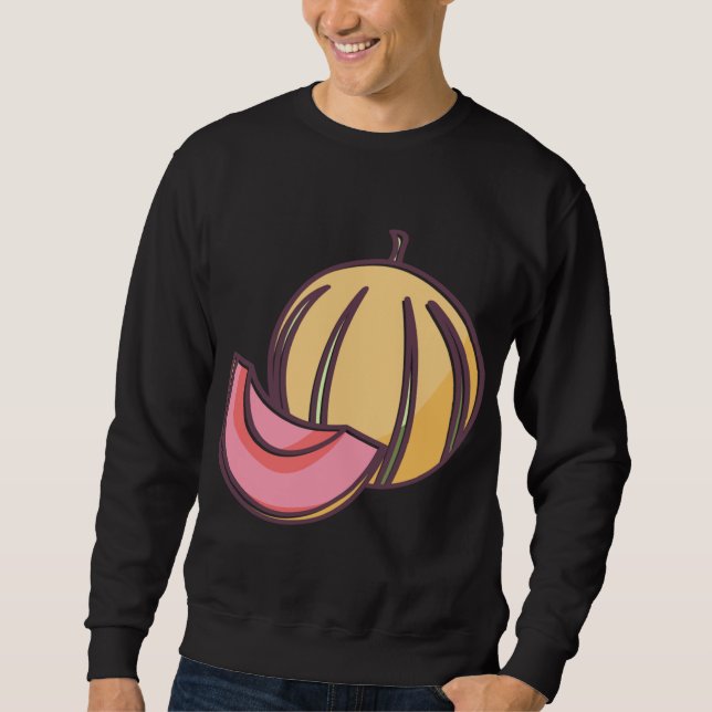 Moletom Design de fruta de Verão de Melão para frutas e me (Frente)