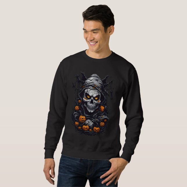 Moletom Design de Halloween Assustador (Frente Completa)