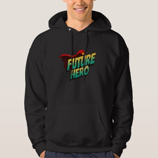 Moletom Design de Hoodie Futuro Hero (Frente)