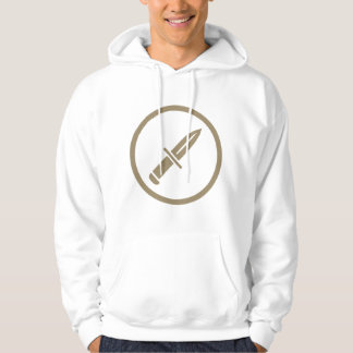 Moletom Design de Ícone de Faca Minimalista Tática