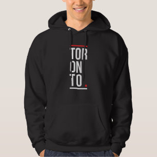 Moletom design de logotipo de Toronto cidade canadense