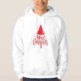 Moletom Design de Natal com árvore vermelha
