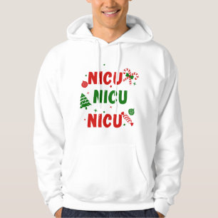 Moletom Design de Natal Festivo da NICU