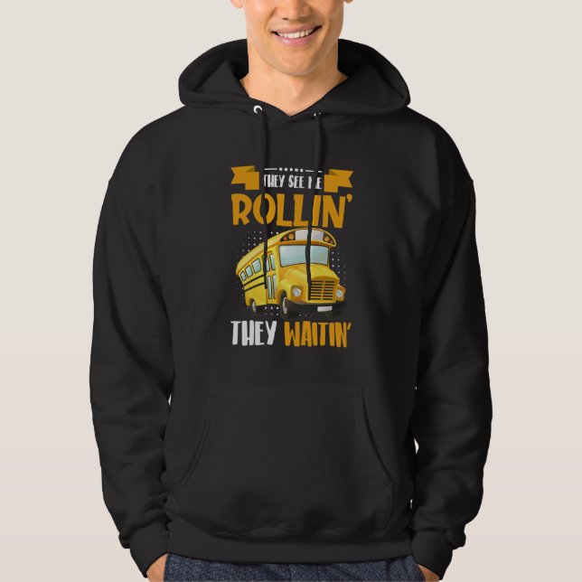 Moletom Design De Ônibus Para Barramento Escolar Ou Condut (Frente)