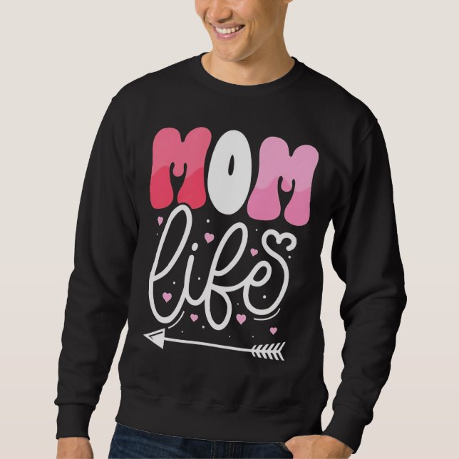 Moletom Design de Roteiro de Vida de Mãe Rosa Pastel Elega (Frente)