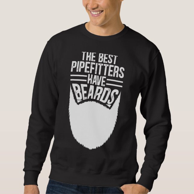 Moletom Design de texto de Cota de Pipefitter (Frente)