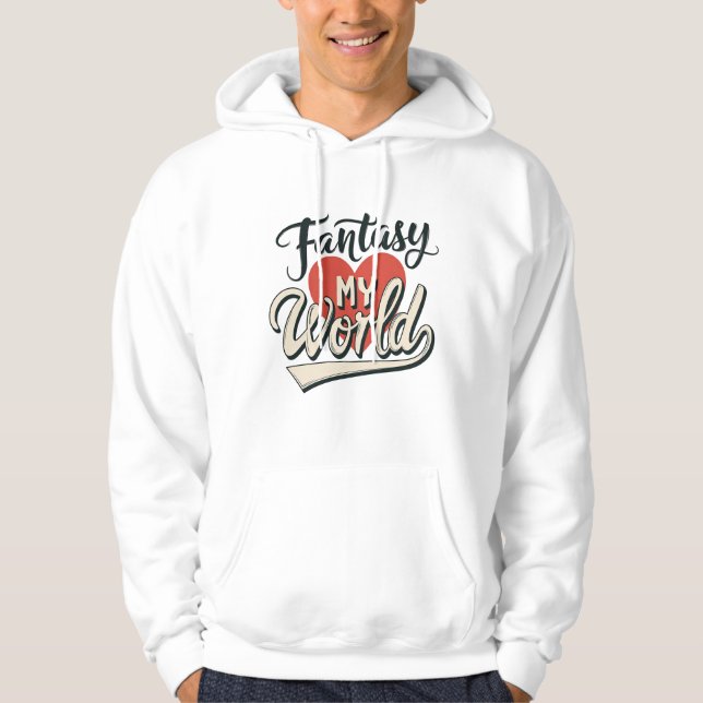 Moletom Design de Tipografia Dreamy Heart and Fantasy (Frente)