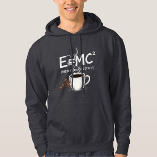Moletom Design Equação da Ciência Combustível Café E=MC2
