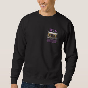Moletom Design estético Vaporwave - Antiga fita cassete Gr