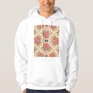 Moletom Design Floral de padrão de colheita contínua.
