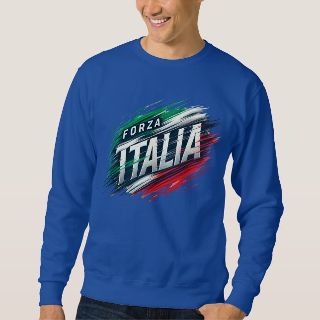 Moletom Design Forza Italia com efeito dinâmico (Frente)