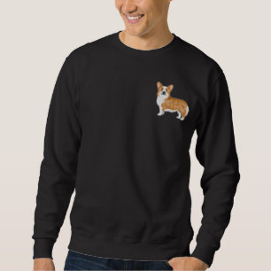Moletom Design Gráfico de Pembroke Vermelho e Branco Welsh